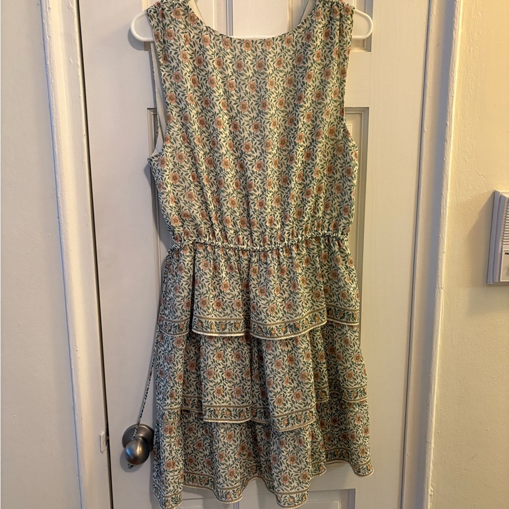Max Studio Floral Layered Dress - Picture 4 of 6